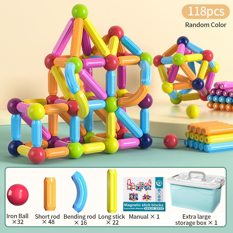 Magnetic Building Construction Set