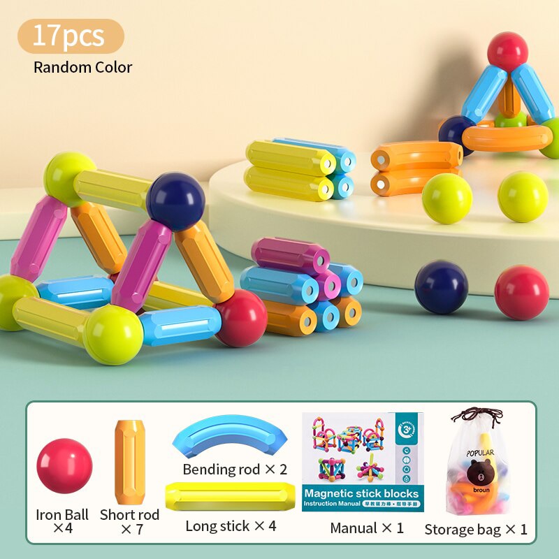 Magnetic Building Construction Set