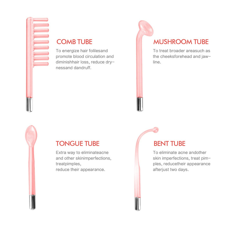 Portable Acne Remover and Face Lifting Electrode Wand