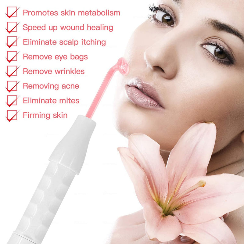 Portable Acne Remover and Face Lifting Electrode Wand