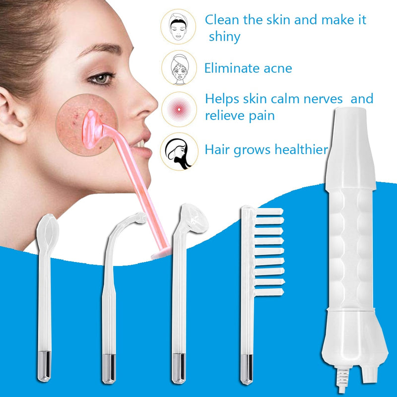 Portable Acne Remover and Face Lifting Electrode Wand